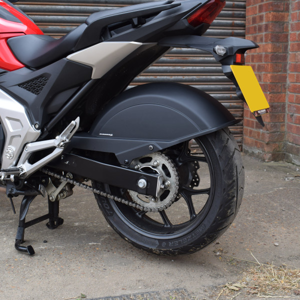 Pyramid Plastics Pyramid full rear hugger  | matte black | honda nc 700 s 2012>current